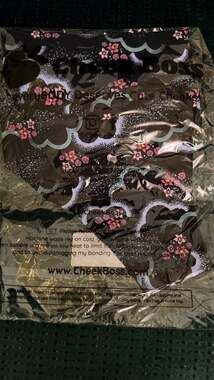CheekBoss Japanese Style Sakura Floral Print Thong Underwear 2XL